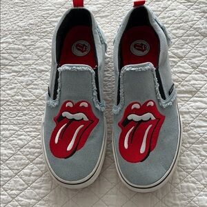 Skechers Denim Slip-On Shoes The Rolling Stones